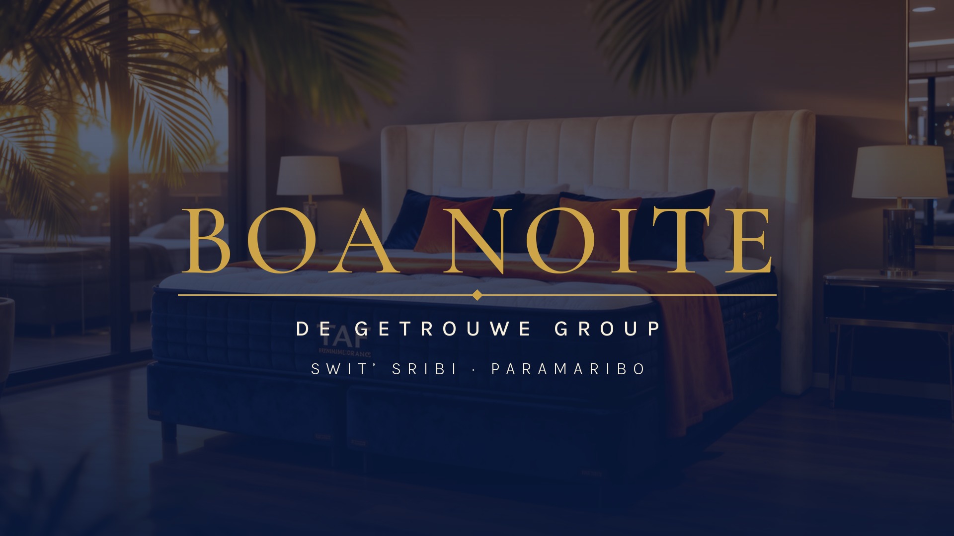 Boa Noite — premium luxe boxspring in de showroom